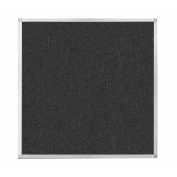 Hush Panel Configurable Cubicle Partition 4' x 4' Black Fabric